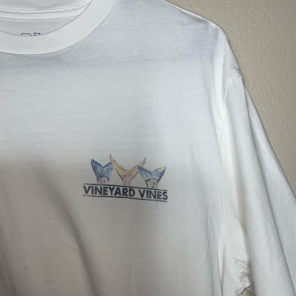 Vineyard Vines White Mens Short Sleeve Size Small